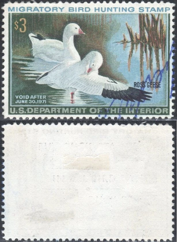 US Scott #RW37 Duck Stamp, Used - Image 1 of 1