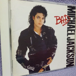 Michael Jackson BAD Japan CD 32.8P-200 1987 1st Press No OBI PS Booklet - Picture 1 of 5