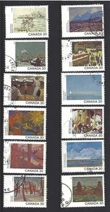 KANADA 1982 KANADA TAG GEMÄLDE 12 STÜCK FEIN GEBRAUCHT - Bild 1 von 1