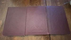 1908 Emile Gaboriau Set Of 3 Red HC 1900s Antique Detective Mystery Books - Bild 1 von 11