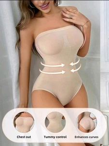 New Large Seamless Shape wear Bodysuit - Picture 1 of 7