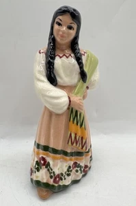 Vintage Ceramic Arts Studio Madison, WI Mexican Woman Figurine Sculpture 6.5” T - Picture 1 of 12