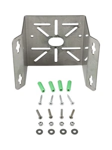 Support d'angle robuste en acier inoxydable pour caméras de sécurité et lumières - Photo 1/12