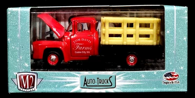 M2 Machines 56 1956 Ford F-100 Pickup Stakebed Delivery Truck Auto-Trucks 10-28 - Image 1 of 2