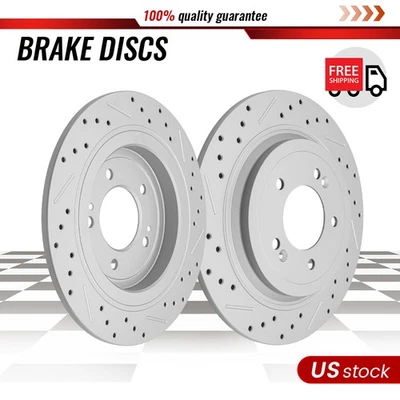 适用于现代图森 2016 - 2021 现代 Nexo 2019 - 2023 后盘式制动转子 — 第 1/4 张图片