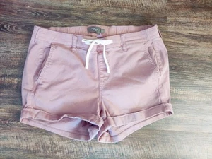 Torrid 3.5'' Pull-On Weekend Mid-Rise Utility Short Size 0/Large 12 Dusty Rose - Picture 1 of 5