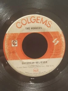 THE MONKEES 7" 45 RPM "Daydream Believer" & "Goin' Down"  G to G+ condition - Picture 1 of 9