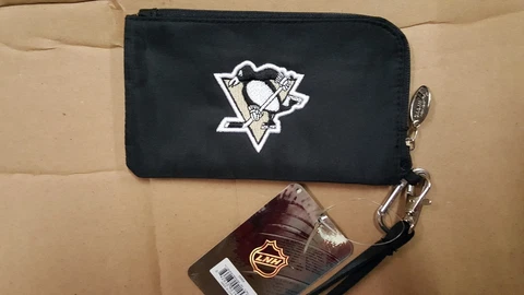 Pittsburgh Penguins ID Wallet Wristlet Cell Phone Case Charm 14 Purse Gift Cover