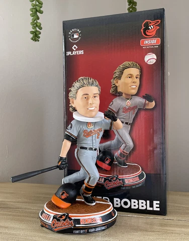 GUNNAR HENDERSON Baltimore Orioles 1st Hit / Homer ROOKIE Debut Bobblehead NIB! Cover