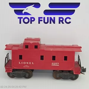 Caboose Lionel 6257 "Lionel" estilo SP, rojo - Imagen 1 de 5