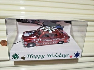 Colección Rosa Blanca Rojo TEMPORADA SALUDOS NAVIDAD 1949 Ford Nu en Caja C9 - Imagen 1 de 6