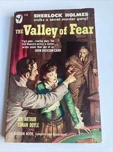 The Valley of Fear Arthur Conan Doyle vintage Sherlock Holmes GGA Bantam - Picture 1 of 6