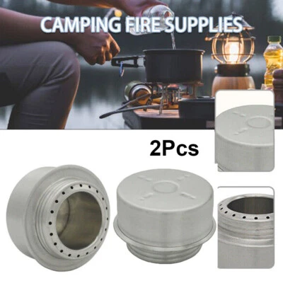 2XOutdoor Mini Portable Alcohol Stove Burner for Backpacking Hiking Camping Tool - Image 1 of 4