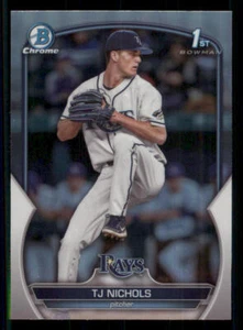 2023 Bowman Chrome Draft Refractors #BDC153 TJ Nichols - Imagen 1 de 2