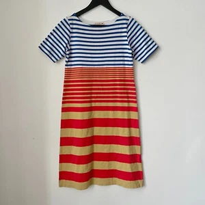 Uniqlo Marni Women Striped Short Sleeve Dress, Size XS, 100% Cotton - Picture 1 of 6