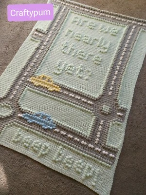 Crochet pattern Road Trip by Craftypum Childs / baby blanket  - Image 1 of 4
