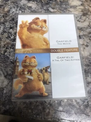 Garfield the Movie & Garfield A Tail of Two kitties Double Feature VG DVD  Foto 1 de 4