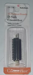 Radio Shack 276-1548 25-Position Female D-Sub Connector - Picture 1 of 3