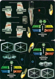 STAR WARS POCKETMODEL - (BS001) X-WING/TIE FIGHTERS - Picture 1 of 1