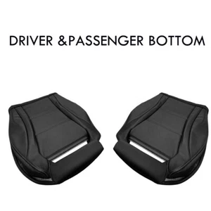 2015-2021 For Benz C class C300 Driver & Passenger Bottom PU Leather Seat Cover - Foto 1 di 6