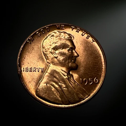 1956 P Lincoln Wheat Penny Choice BU Mint  Brilliant Uncirculated Cover