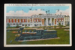 1926 Canadian Pacific Railroad Station Engine 1 Countess of Dufferin Winnipeg MB - Picture 1 of 1