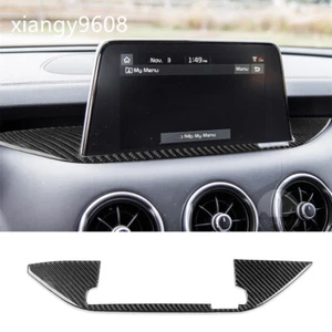 Carbon Fiber 8inch Navigation LCD Display Screen Base Trim For Kia Stinger 2019+ - Picture 1 of 14