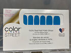 Color Street Nail Polish Strips ~ BLUE-DAPEST ~ Retired NIP