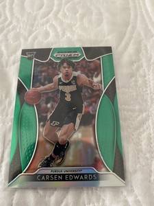 2019-20 Panini Prizm Draft Picks RC Carsen Edwards Green