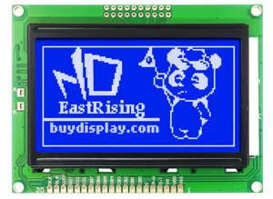 Low-Cost 12864 128x64 Graphic LCD Display Module Blue White Color - Picture 1 of 5