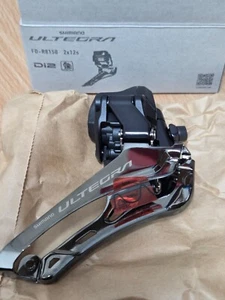 Shimano Ultegra 2x12-speed Di2 Front Derailleur - Black/Silver (IFDR8150F) - Picture 1 of 2
