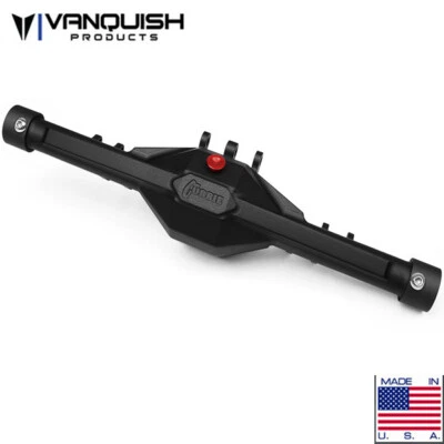 NOVO Eixo Vanquish Products Currie F9 SCX10-II Rr Preto Frete Grátis dos EUA - Imagem 1 de 3