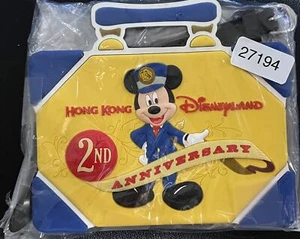 Etiqueta de equipaje de Mickey Mouse de Hong Kong Disneyland - Imagen 1 de 1