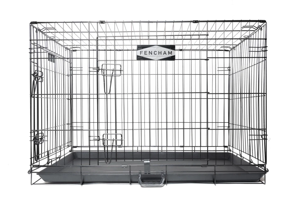 Dog Cage Puppy Training Crate Pet Carrier Small Medium Large XL XXL Metal Cages - Image 1 of 4