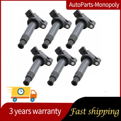 6 juegos de bobinas de encendido para Lexus y Toyota Highlander/Solara UF267 1999-2008 Foto 1 de 4