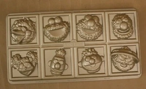 Nordic Ware Sesame Street Squares 2012 - 9 Cup Capacity Aluminum Treat Cake Pan - Picture 1 of 12