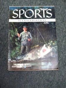 1956 Sports Illustrated APRIL 30, THE BROWN TROUT - Picture 1 of 1