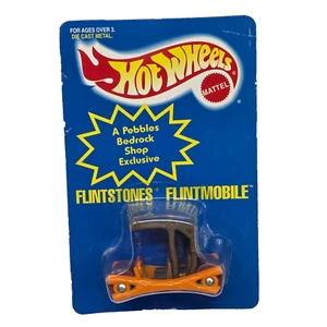 HOT WHEELS 1994 THE FLINTSTONES FLINTMOBILE BEDROCK SHOP CAR NEW SEALED - Picture 1 of 5