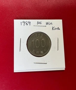 1989 100 WON KOREA COIN - NICE WORLD COIN !!!  - Picture 1 of 2