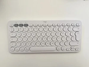 logitech k380 multi-device bluetooth keyboard - white - Afbeelding 1 van 2