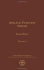 Einar Hille Analytic Function Theory Volume I Hardback Ams Chelsea Publishing