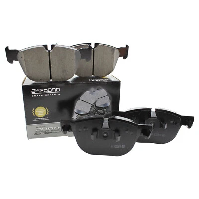 Pastilla de freno delantera ranurada cerámica Akebono Euro para BMW F26 X4 E70 F15 X5 F16 X6 Foto 1 de 4