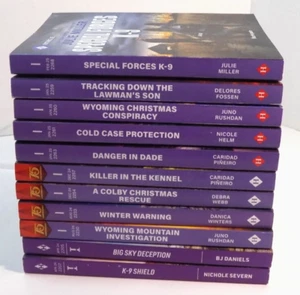Harlequin Intrigue Romance Paperback Books - Lot of 11 - 2024 & 2025 - Foto 1 di 7