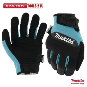 Guantes Makita Palm Performance Tecnología Cuero Durahide Transpirables - Imagen 1 de 6