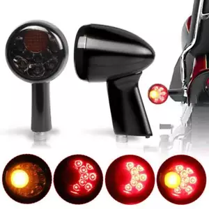 2X Motorcycle LED Bullet Brake Turn Signal Tail Light For Sportster 883 1200 NEW - Bild 1 von 10