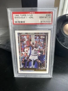 1992 Topps Gold Shaquille O'Neal Rookie Karte # 362 PSA 10 RC EDELSTEIN NEUWERTIG - Bild 1 von 2