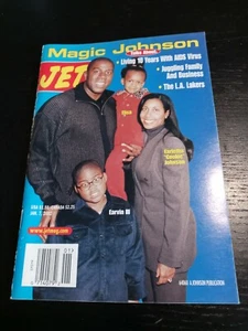 Jet Magazine January 7, 2002 Magic Johnson Earvin III Elisa Earletha (Cookie) - Picture 1 of 2