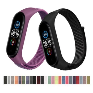 For Xiaomi Mi Band 6 5 4 3 Case Nylon Wrist Strap for mi Band 5 4 3 6 Wristband - Picture 1 of 20