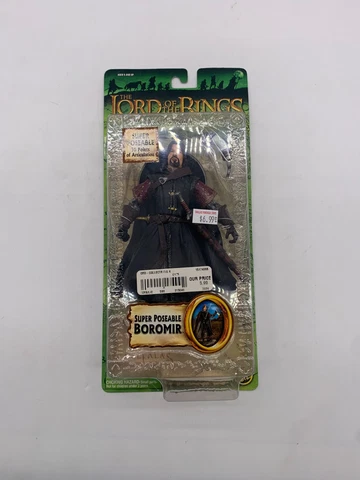 ToyBiz Lord of the Rings "The Fellowship of the Rings" SUPER POSEABLE BOROMIR Cover