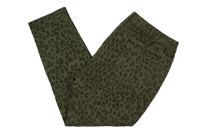 Alba Moda Jeans Hose Damen Größe 42 48 Khaki Olivgrün Bemustert Damenhose - Bild 1 von 4